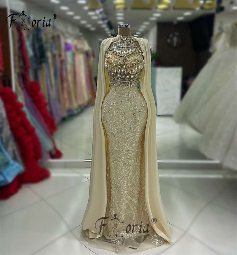 Women Formal Wear Dubai - Dubai Beaded Sequin Wedding Formal Party