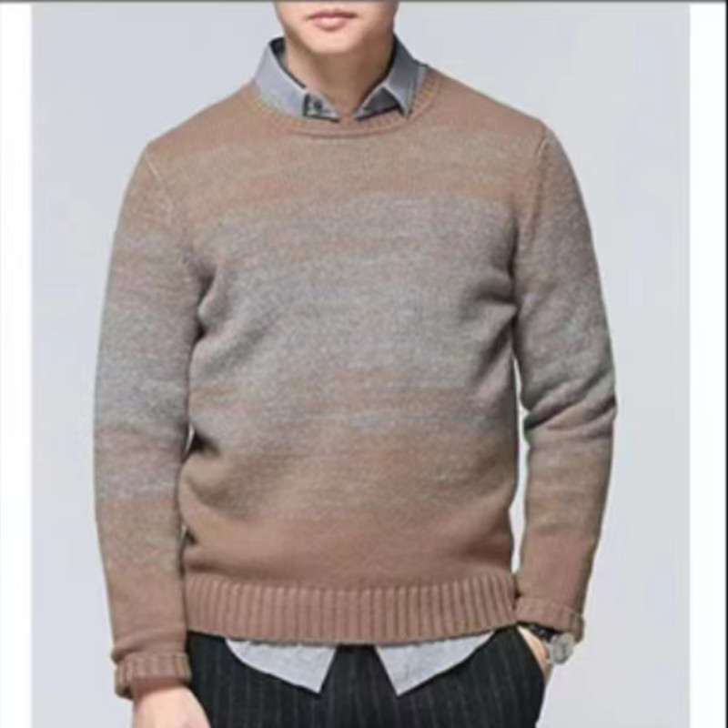Cashmere Sweater Formal - Men's Knitted Sweater Blend Wool Cashmere