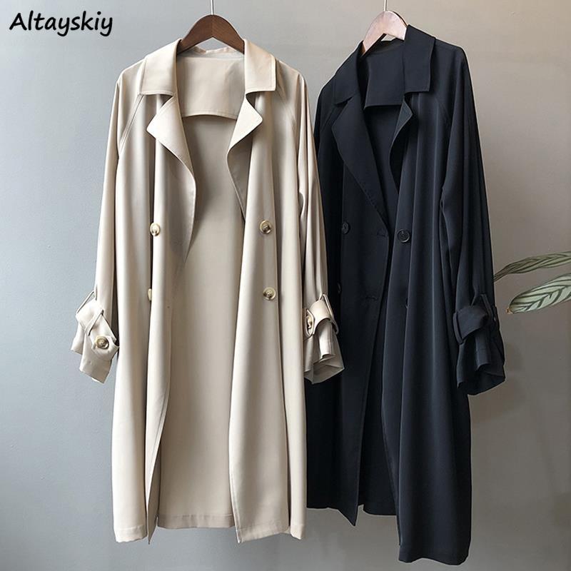 Trench Women Office Lady Baggy - Trench Coat Formal บทวิจารณ์และราคา