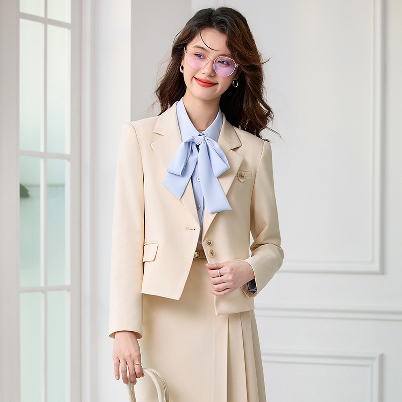 Gray women's suit set for spri - Women'S Formal Wear Petite บทวิจารณ์และราคา