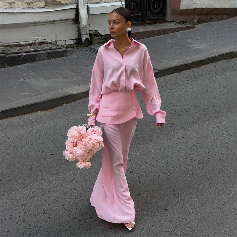 Autumn Pink Black Women Suit S - Formal Wear Gowns For Women บทวิจารณ์และราคา