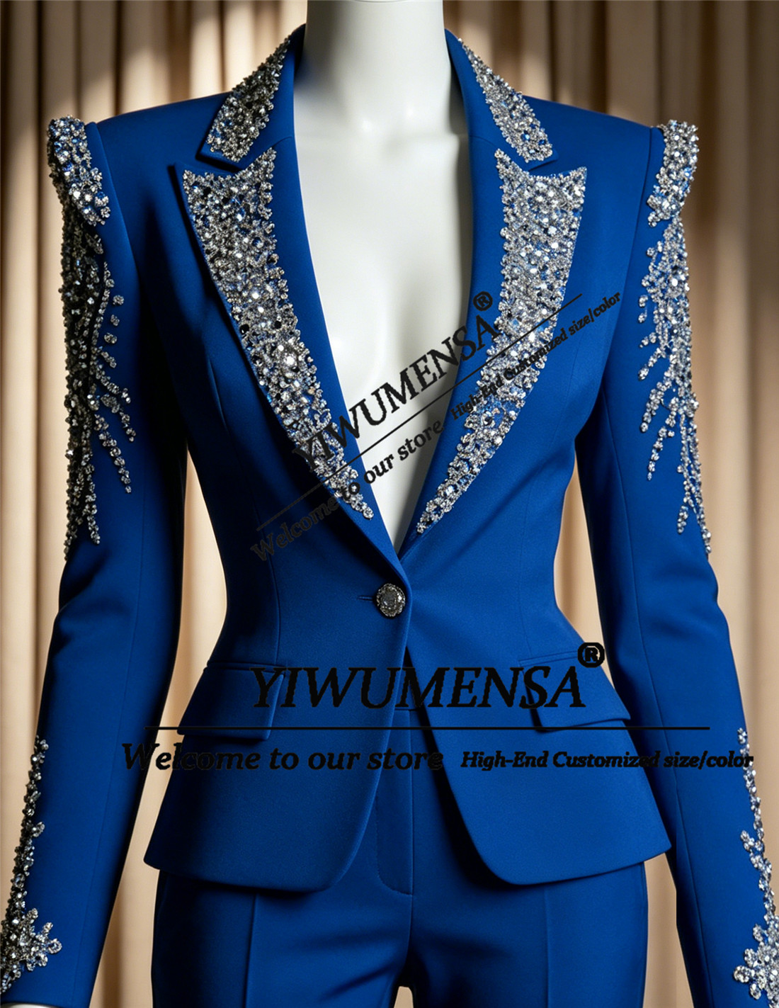 Luxury Women Suits 2 Pieces Se - Blazer Set Women Formal บทวิจารณ์และราคา