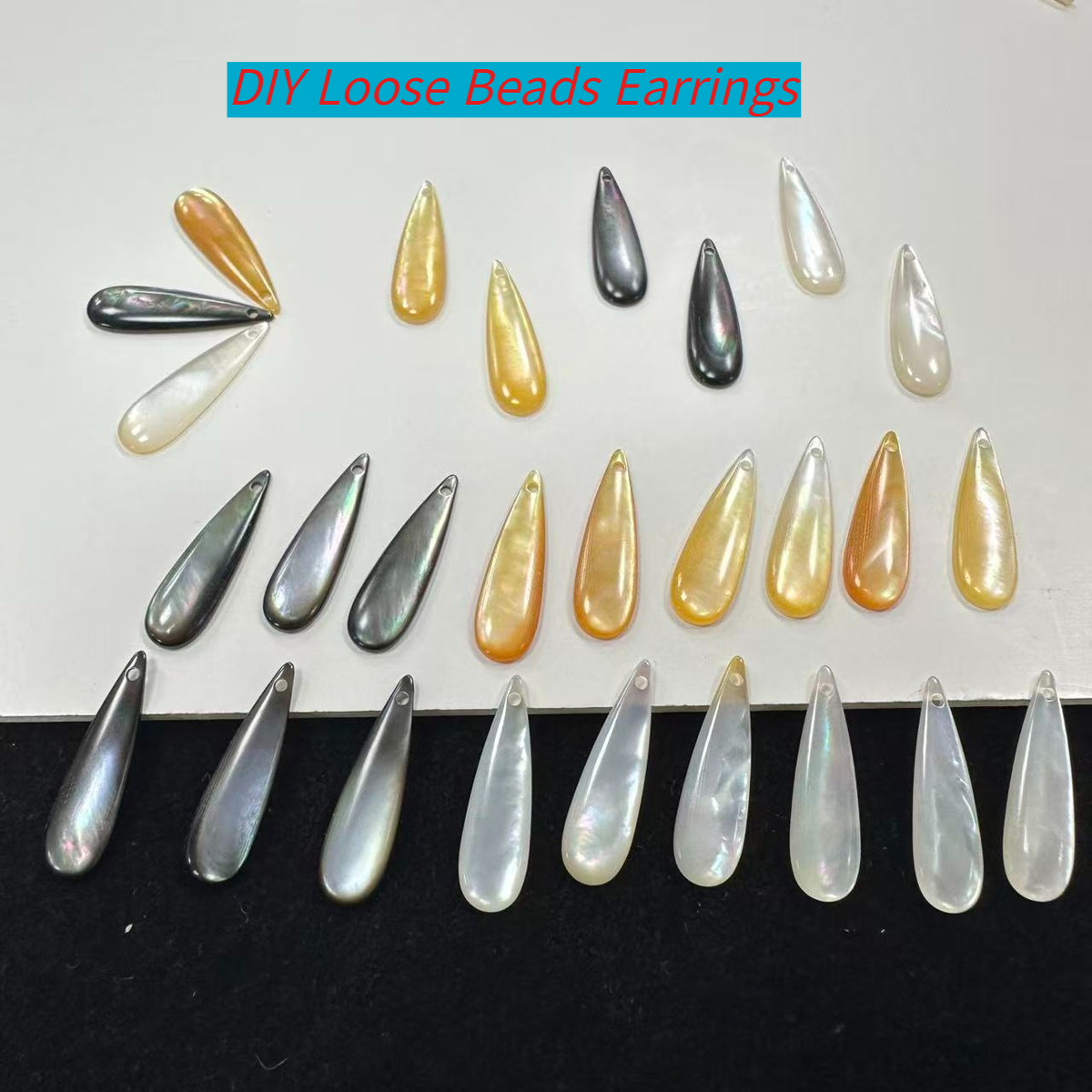 4Pcs DIY Loose Pendant The Mot - Pearl Earring Stud บทวิจารณ์และราคา