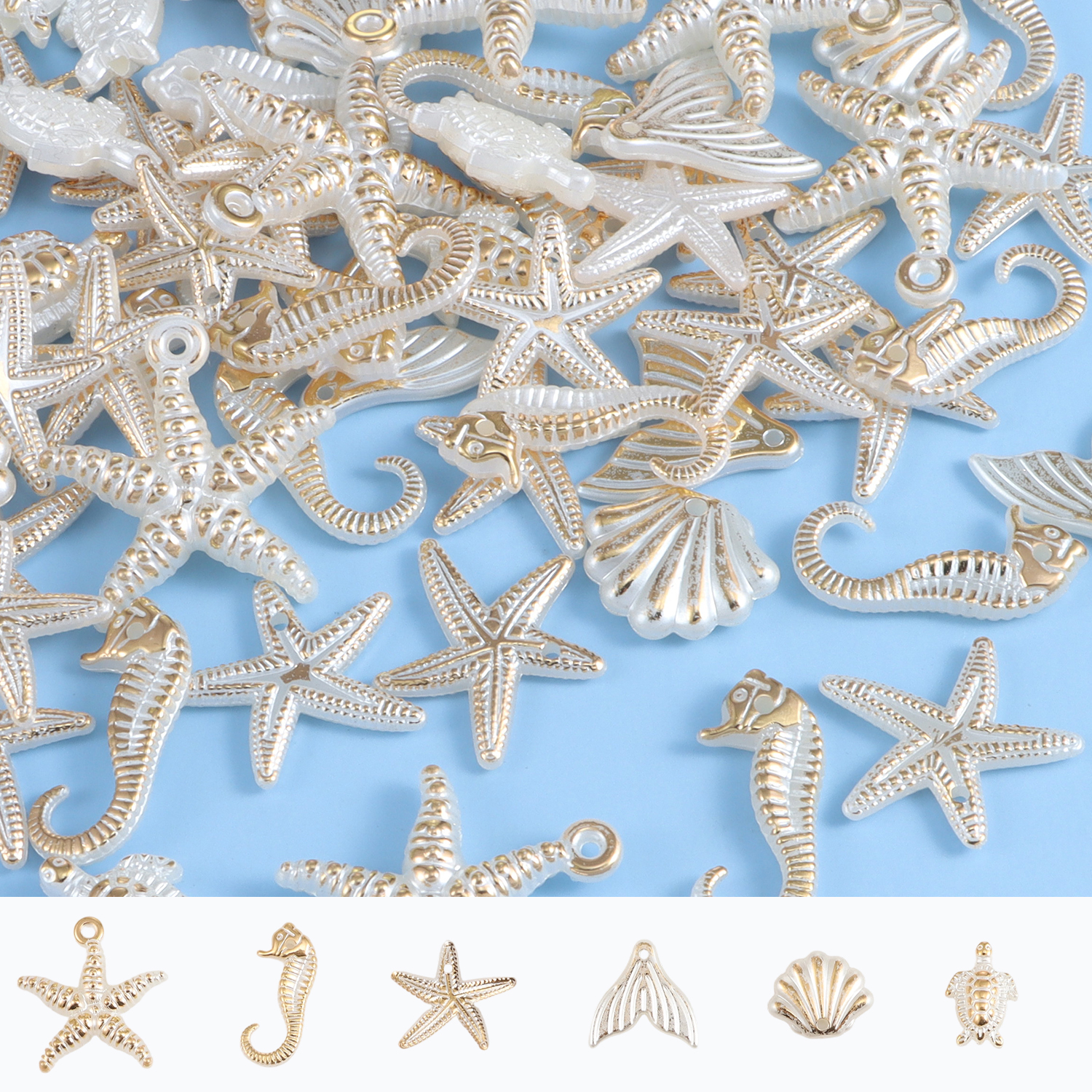 30 pieces of ocean series rand - Pearl Earring Stud บทวิจารณ์และราคา