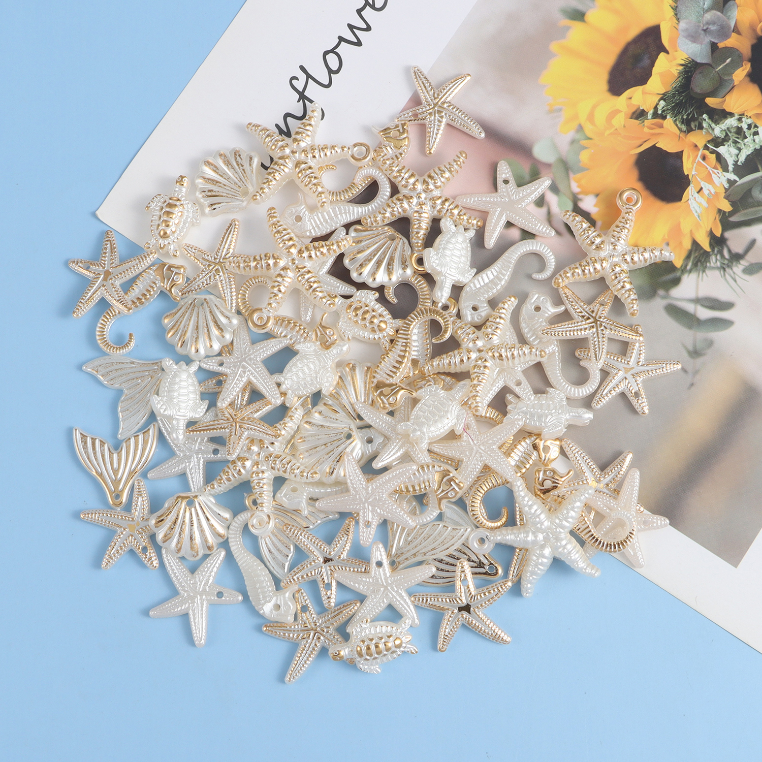30 pieces of ocean series rand - Pearl Earring Stud บทวิจารณ์และราคา
