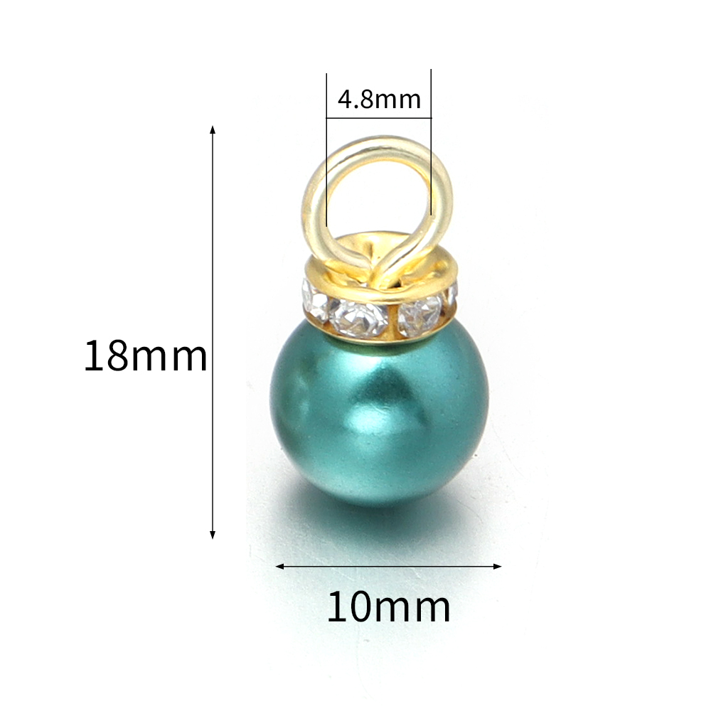 30pcs Inlaid Rhinestone Imitat - Pearl Earring Stud บทวิจารณ์และราคา