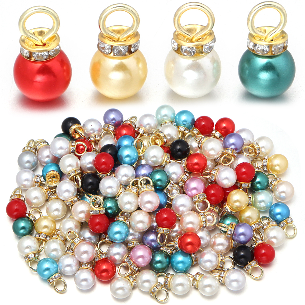 30pcs Inlaid Rhinestone Imitat - Pearl Earring Stud บทวิจารณ์และราคา