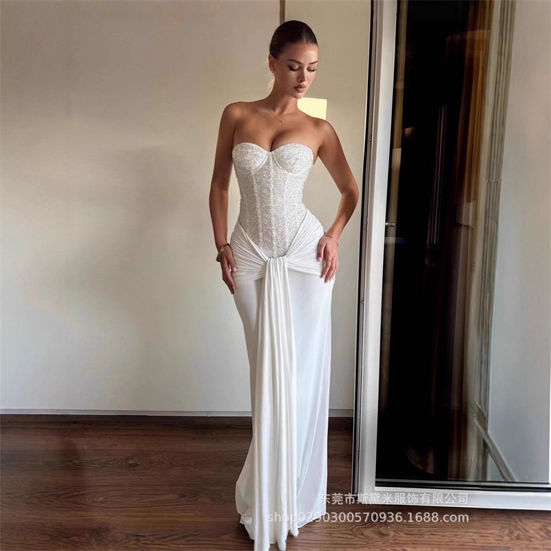 Glitter Sequins Women Prom Dre - Formal Wear Gowns For Women บทวิจารณ์และราคา