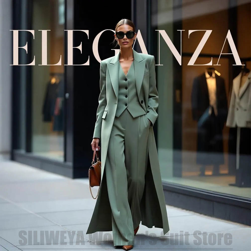 Chic Women's Suit Set Three Pi - Women'S Office Formal Wear For Ladies บทวิจารณ์และราคา