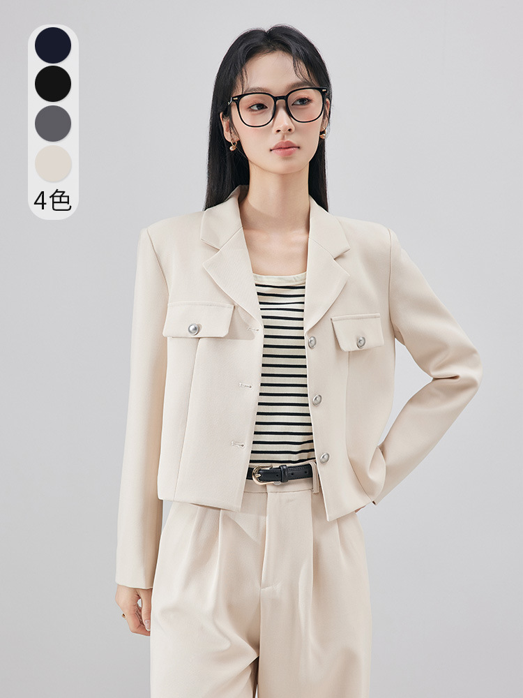 Short blazer for petite women, - Women'S Formal Wear Petite บทวิจารณ์และราคา