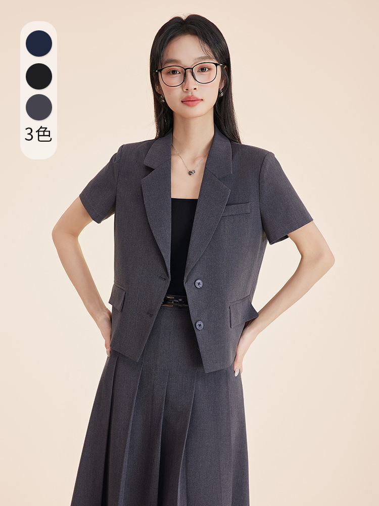 Gray women's suit set for autu - Women'S Formal Wear Petite บทวิจารณ์และราคา