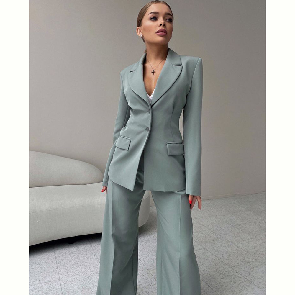 2024 Elegant Women Suit Two Pi - Women'S Office Formal Wear For Ladies บทวิจารณ์และราคา