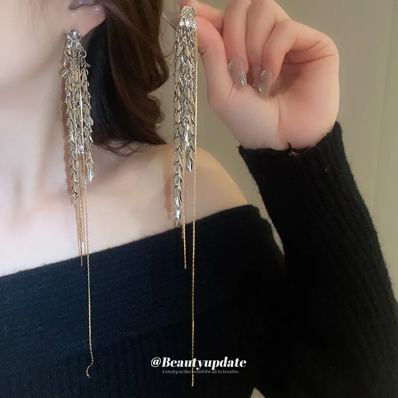 2026 Silver Needle Metal Wheat - Pearl Earring Stud บทวิจารณ์และราคา
