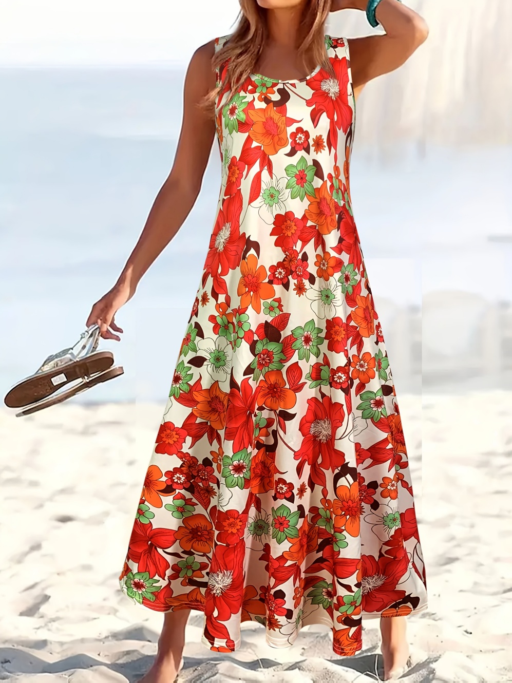 Floral Women's Casual Dresses  - Formal Wear Gowns For Women บทวิจารณ์และราคา