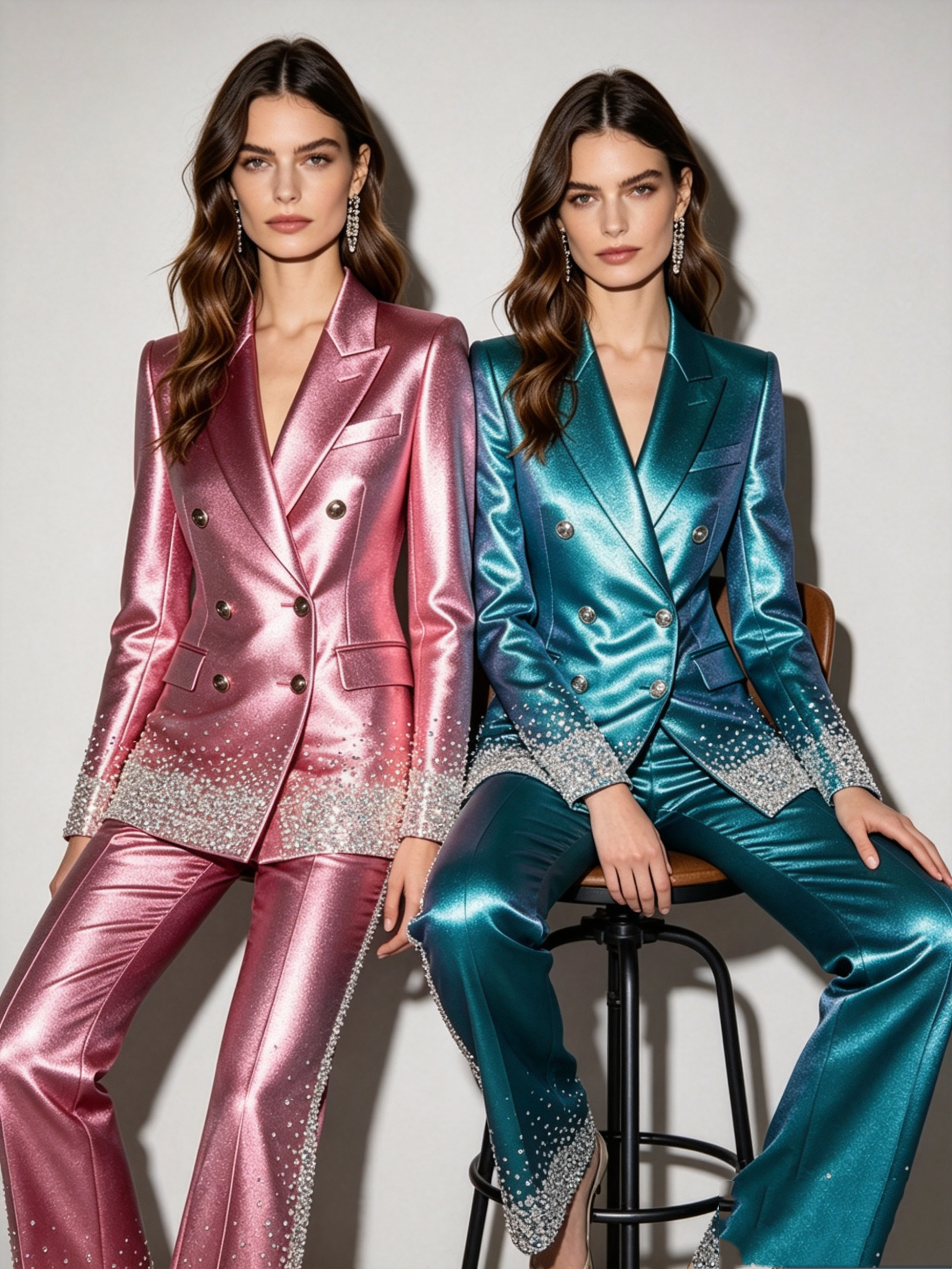 Luxury Satin Crystals Women Su - Women Luxury Formal Wear บทวิจารณ์และราคา