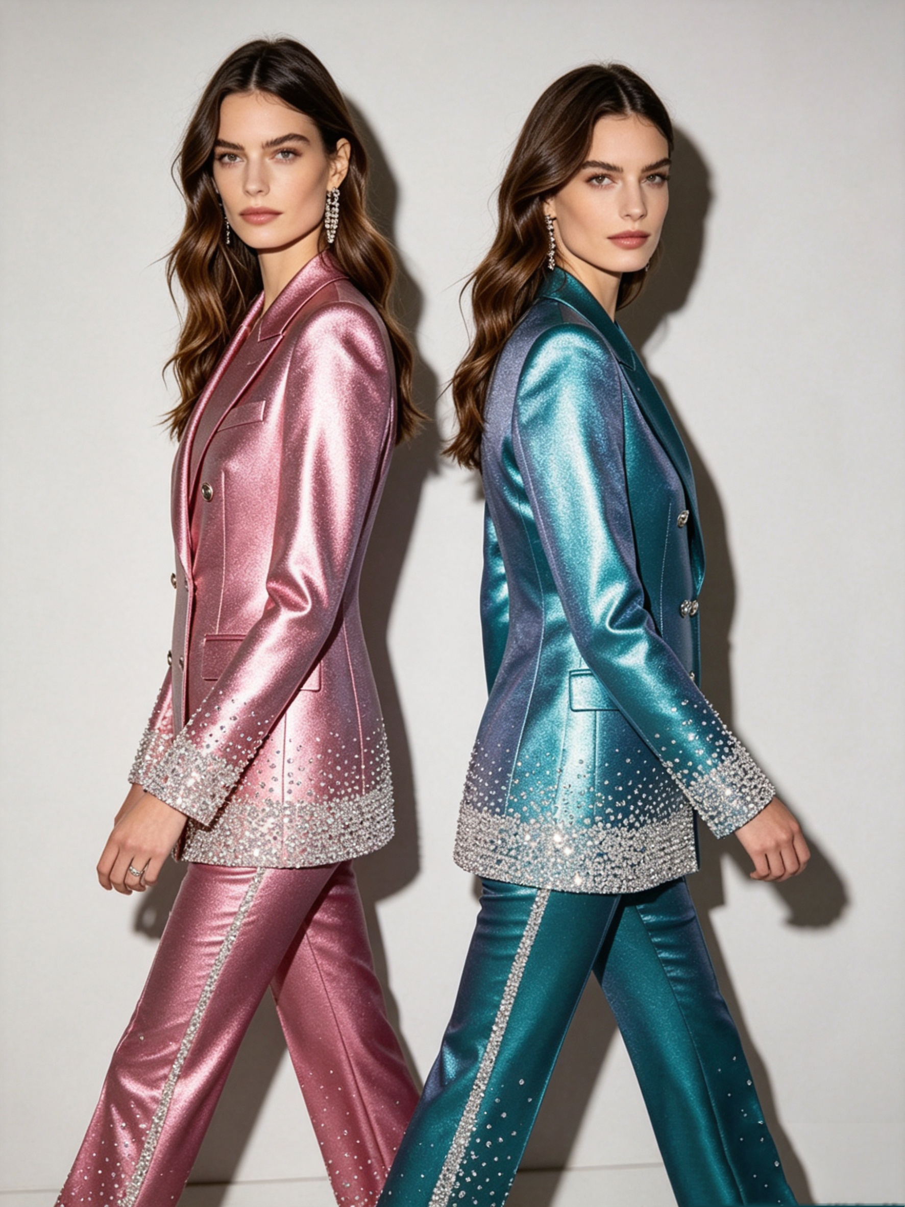 Luxury Satin Crystals Women Su - Women Luxury Formal Wear บทวิจารณ์และราคา