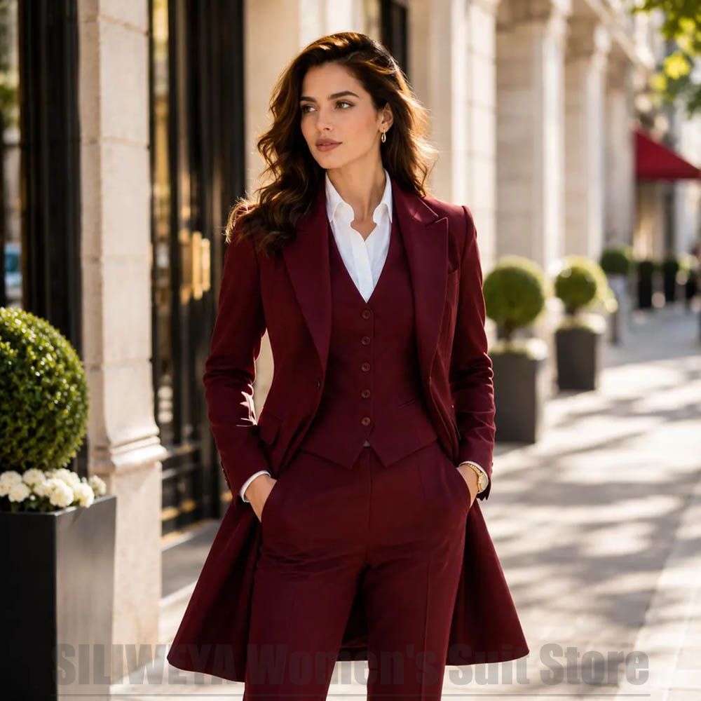 Fashion Women 3 Piece Suit Ele - Women'S Office Formal Wear For Ladies บทวิจารณ์และราคา
