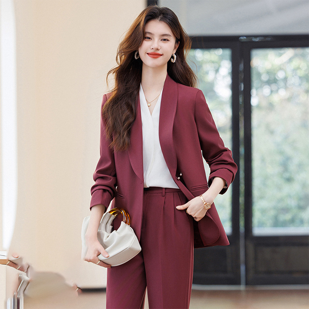 Women's Office Suit 2 Piece Se - Blazer Set Women Formal บทวิจารณ์และราคา