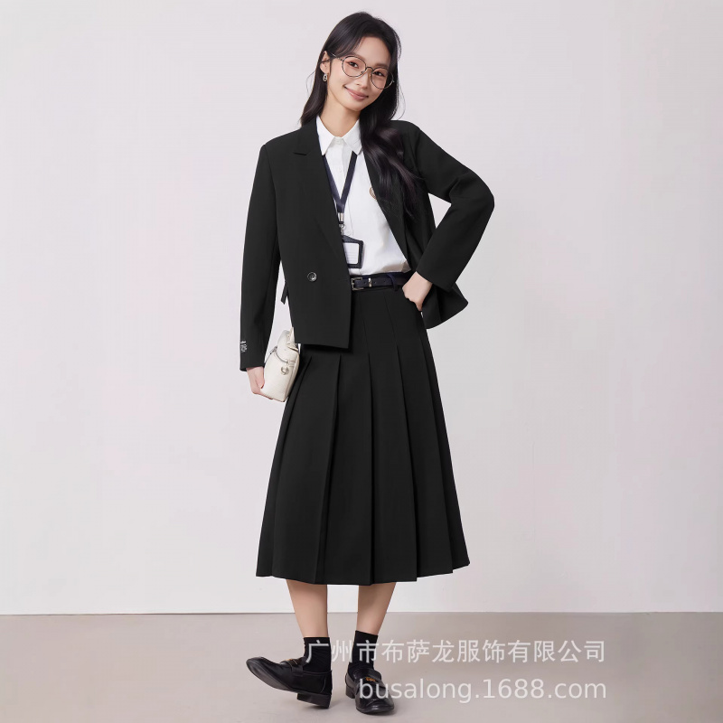 Gray women's suit set for spri - Women'S Formal Wear Petite บทวิจารณ์และราคา