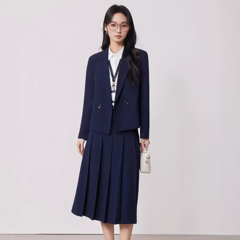 Gray women's suit set for spri - Women'S Formal Wear Petite บทวิจารณ์และราคา
