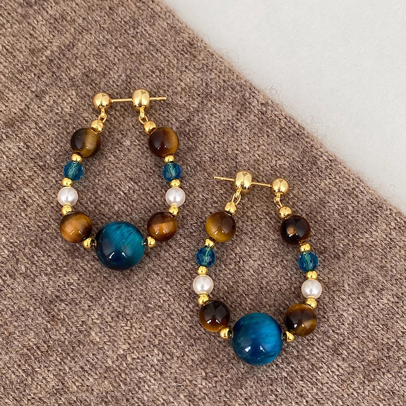 Vintage Drop Earrings & Studs  - Pearl Earring Stud บทวิจารณ์และราคา