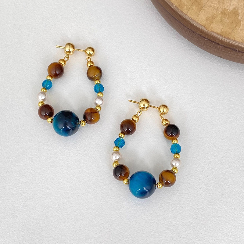 Vintage Drop Earrings & Studs  - Pearl Earring Stud บทวิจารณ์และราคา