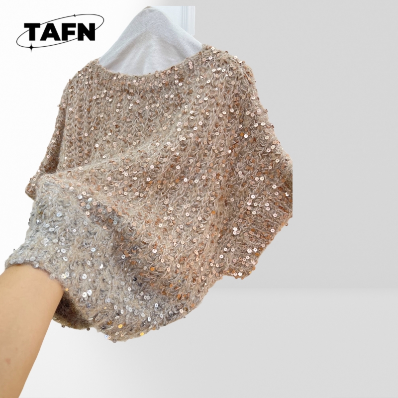 Flash T-shirt Trendy Sequins C - Cashmere Sweater Formal บทวิจารณ์และราคา
