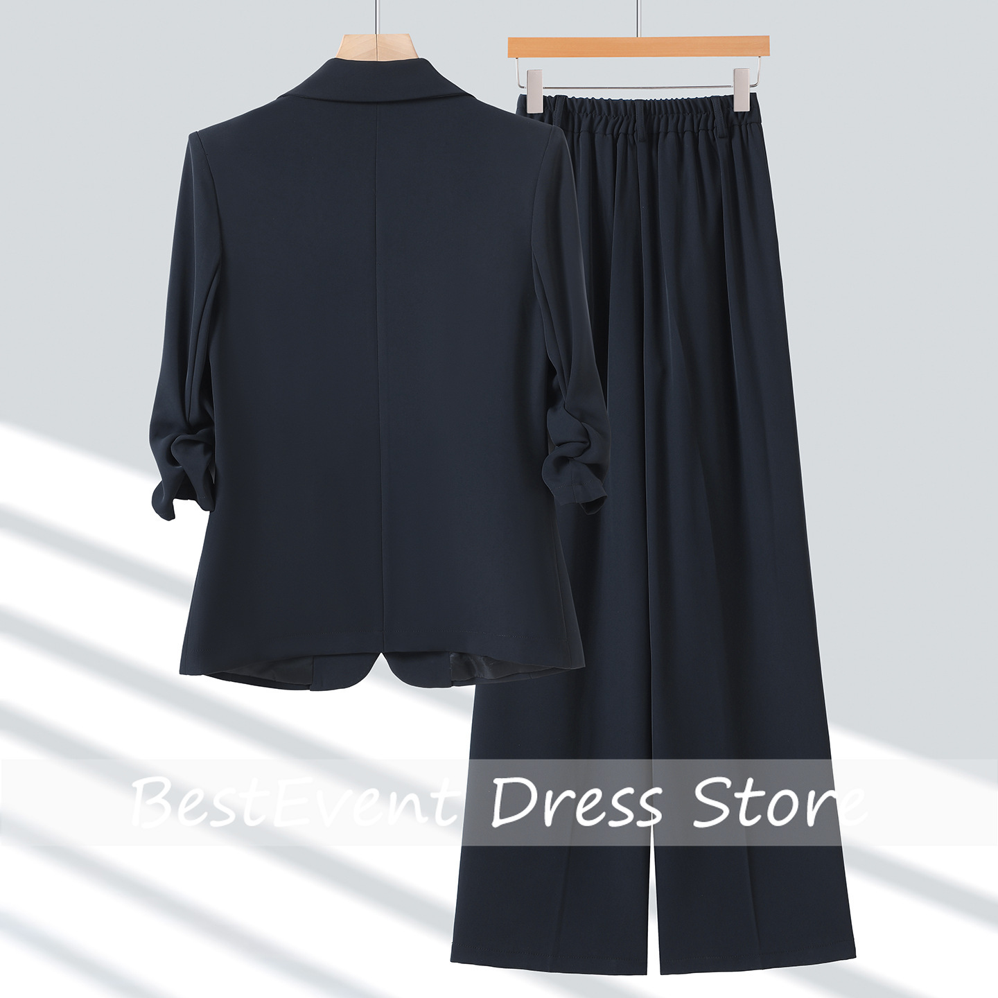 Light Blue Women's Suit Jacket - Blazer Set Women Formal บทวิจารณ์และราคา
