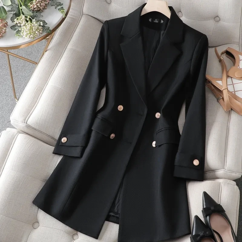 Autumn Winter Jacket Women Lon - Women'S Office Formal Wear For Ladies บทวิจารณ์และราคา