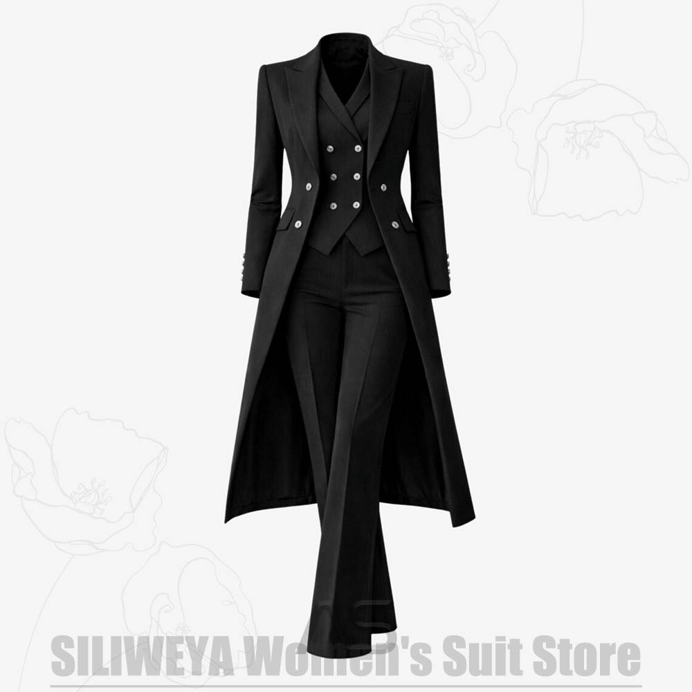 Women's Suit 3 Piece Double Br - Women'S Office Formal Wear For Ladies บทวิจารณ์และราคา
