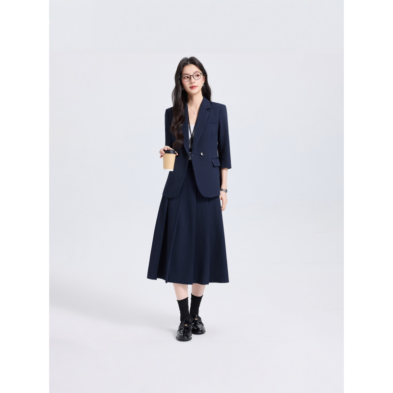 Navy Blue Women's Suit Set for - Women'S Office Formal Wear For Ladies บทวิจารณ์และราคา