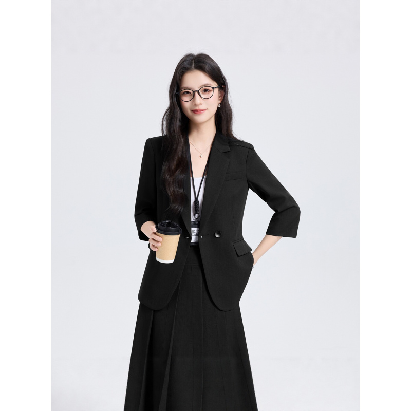 Navy Blue Women's Suit Set for - Women'S Office Formal Wear For Ladies บทวิจารณ์และราคา
