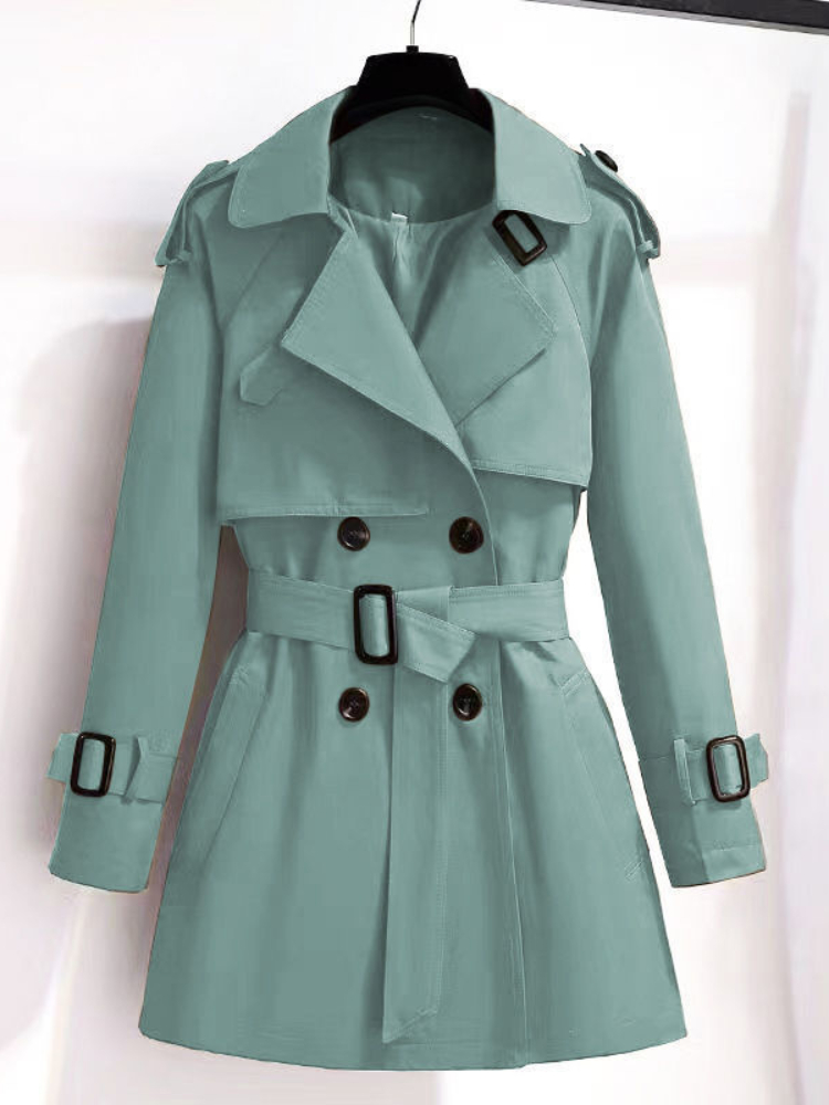 Spring Autumn Trench Coat Wome - Trench Coat Formal บทวิจารณ์และราคา