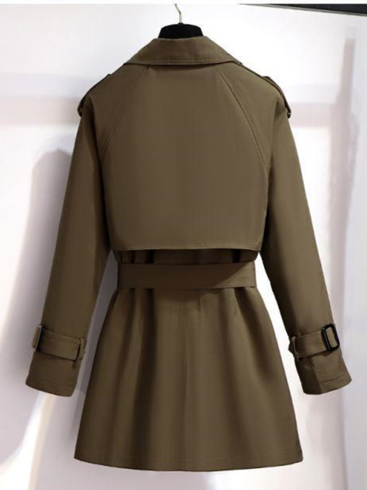Spring Autumn Trench Coat Wome - Trench Coat Formal บทวิจารณ์และราคา