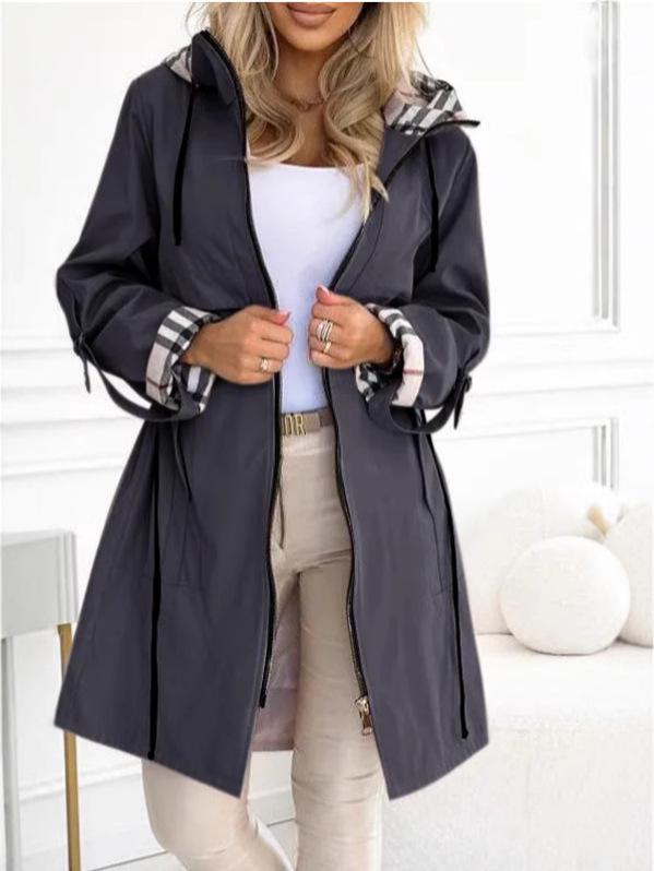 Fashion Trench Coat Woman Autu - Trench Coat Formal บทวิจารณ์และราคา
