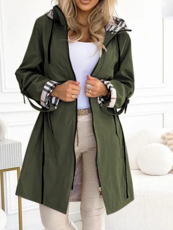 Fashion Trench Coat Woman Autu - Trench Coat Formal บทวิจารณ์และราคา
