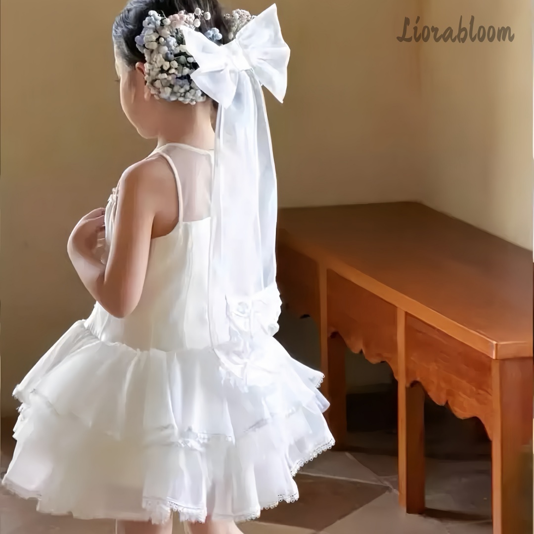 Girls' White Embroidered Forma - Formal Wear Gowns For Women บทวิจารณ์และราคา