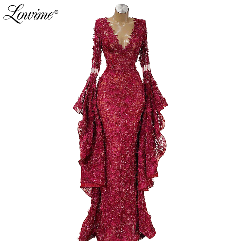 Lowime Celebrity Dresses Long  - Women Formal Wear Dubai บทวิจารณ์และราคา
