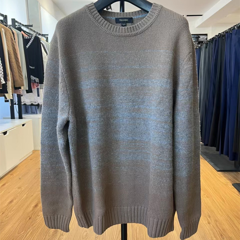 Men's Knitted Sweater Blend Wo - Cashmere Sweater Formal บทวิจารณ์และราคา