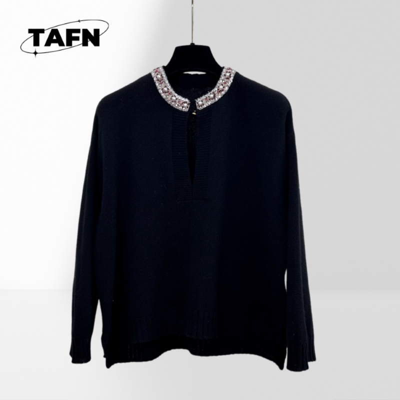 25 spring  wool sweater bling  - Cashmere Sweater Formal บทวิจารณ์และราคา