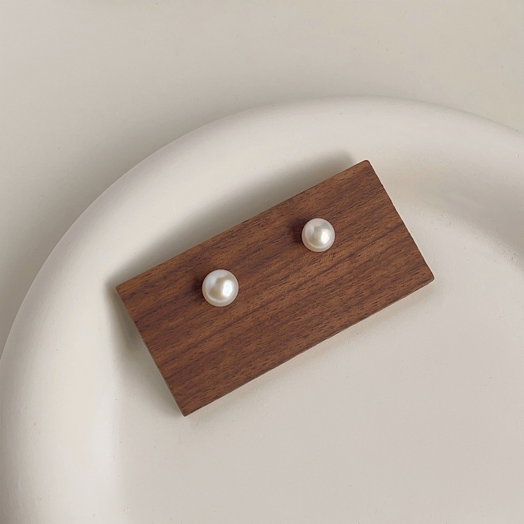 DIY accessories Personality sm - Pearl Earring Stud บทวิจารณ์และราคา