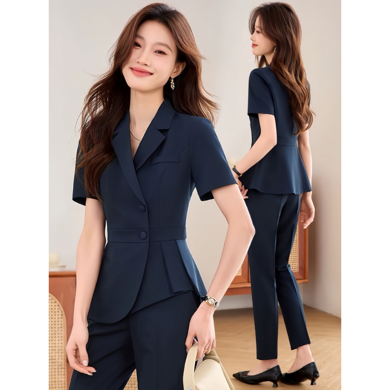 Navy blue women's thin profess - Women'S Office Formal Wear For Ladies บทวิจารณ์และราคา